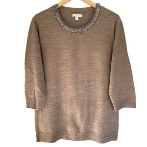 New York & Co 3/4 Sleeve sweater Large